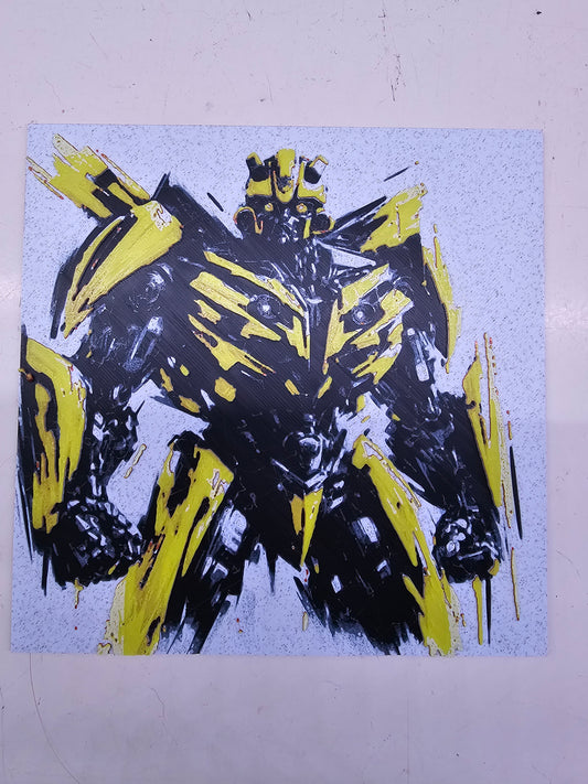 Bumblebee, Transformers, More than Meets the Eye 3D Hueforge Art