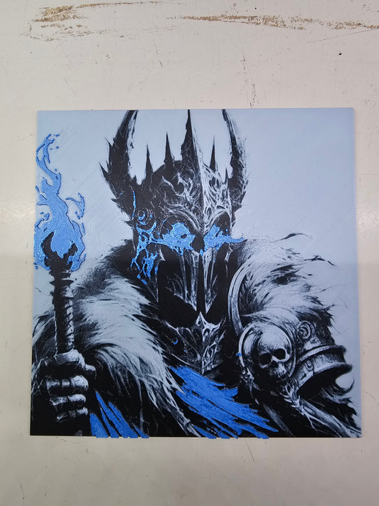 Lich King, World of Warcraft Hueforge 3D Art