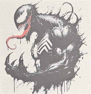 Carnage Symbiote 3D Hueforge Art