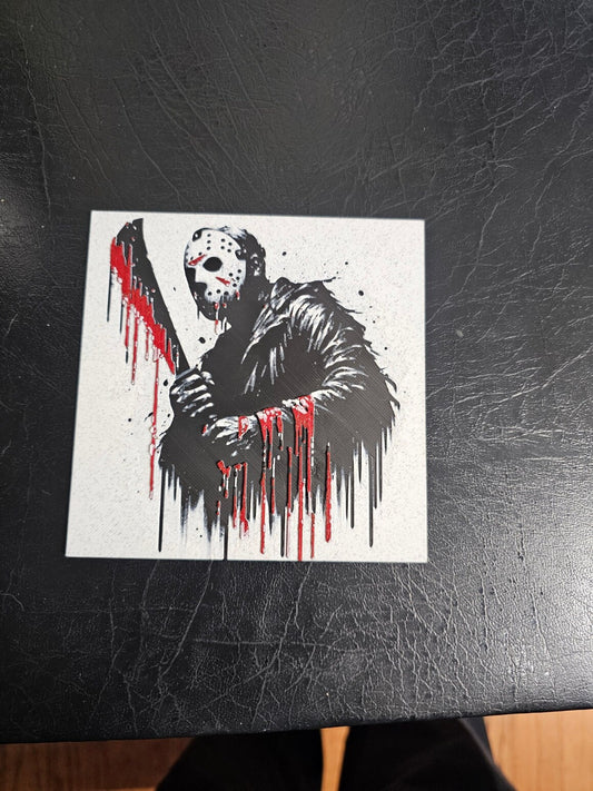 Jason Voorhees 3D Hueforge Art