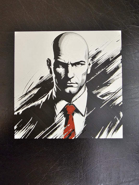 Agent 47, Hitman 3D Hueforge Art