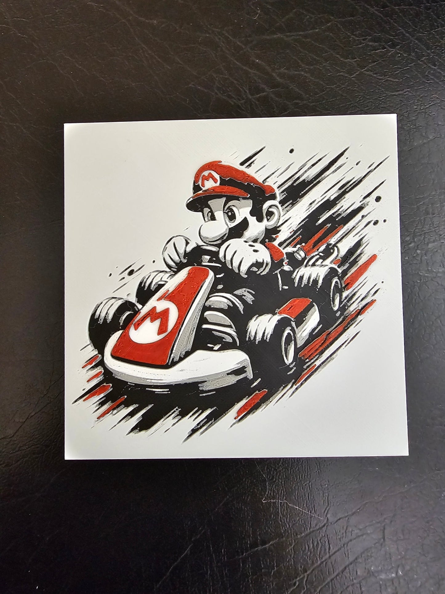 Toad from Mario 3D Hueforge Art