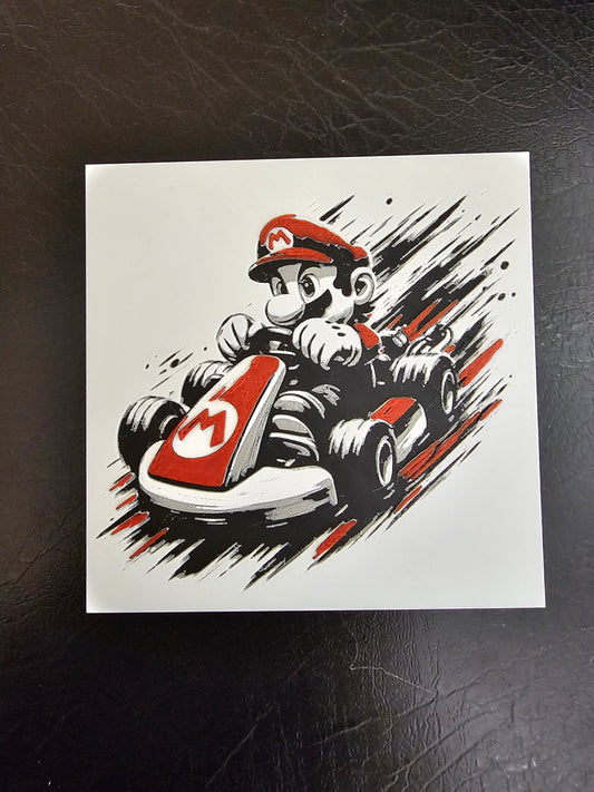 Mario Kart 3D Hueforge Art