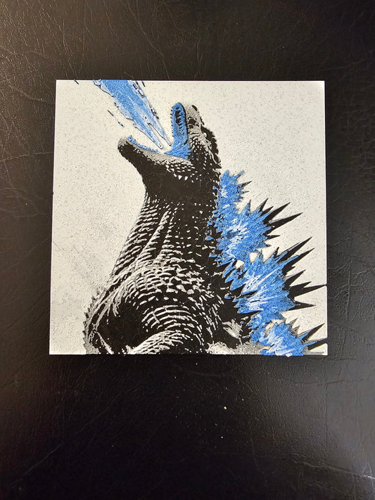 Godzilla Hueforge 3D Art