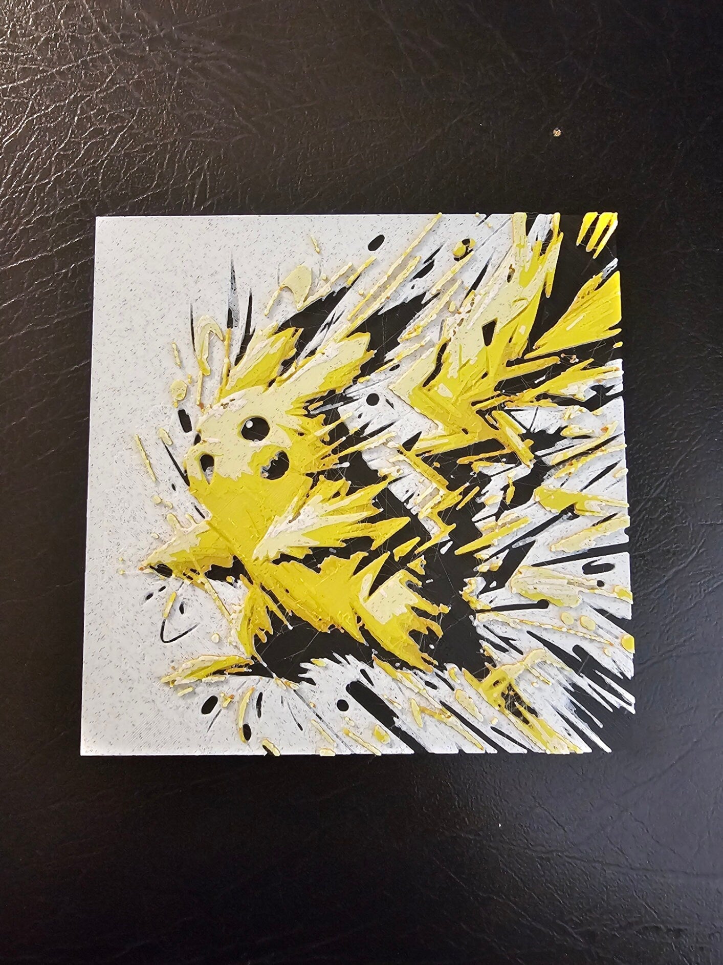 Pikachu, Pokemon Gotta Catch'em All 4 color 3D Hueforge Art