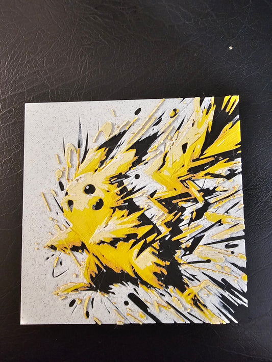 Pikachu 5 color 3D Hueforge Art