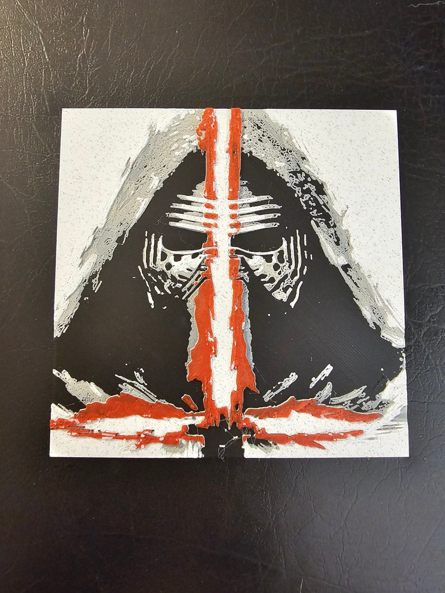 Kylo Ren Walking 3D Hueforge Art