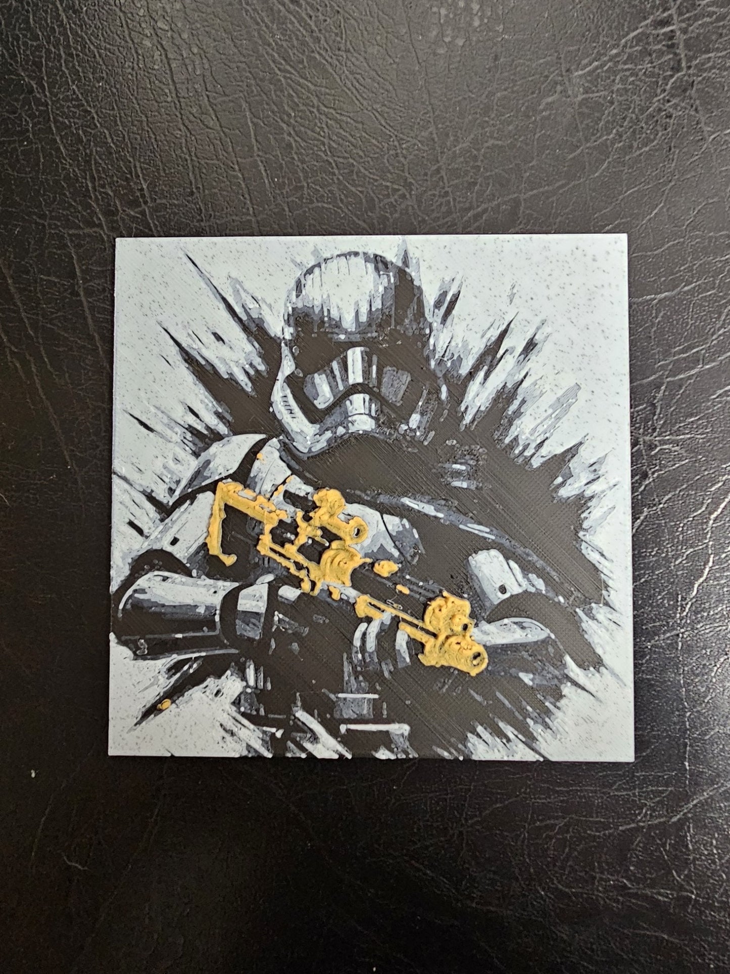 Captain Phasma with gold blaster-4 color