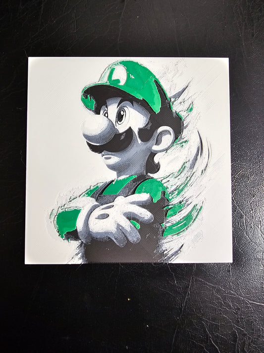 Luigi 3D Hueforge Art