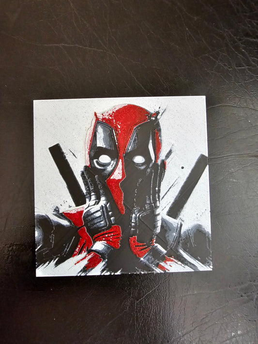 Deadpool Shocked The original merc with a mouth.  3D Hueforge Art