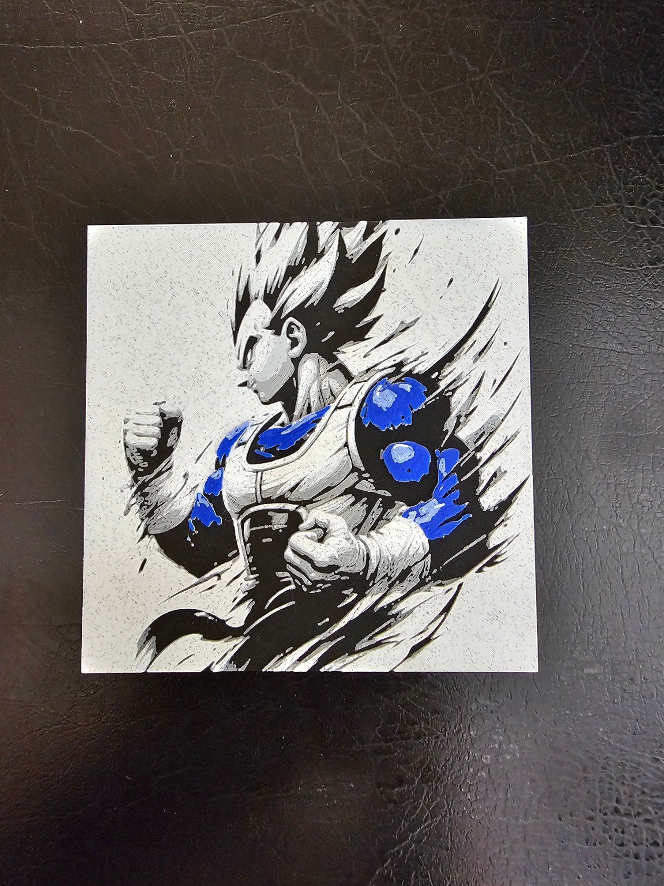 Goku, Charging to Full Power!  Dragon Ball Z 3D Hueforge Art