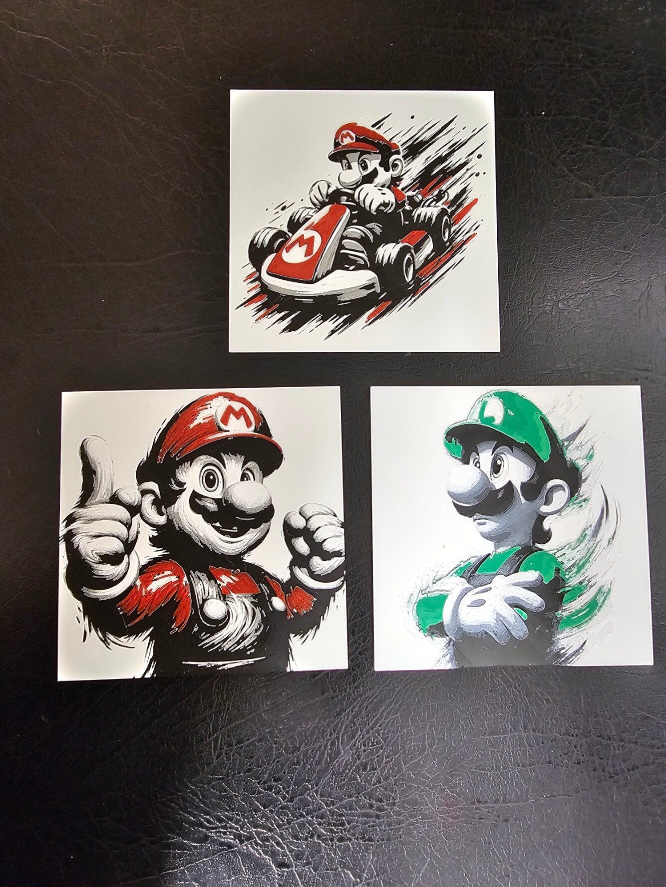 Mario Kart 3D Hueforge Art