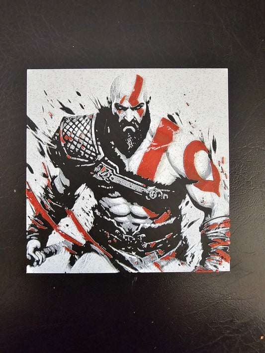 Kratos God of War 3D Hueforge Art