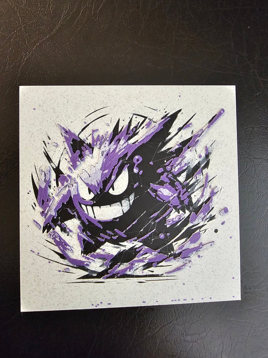 Gengar, Pokemon, Gotta Catch'em All! Hueforge 3D Art