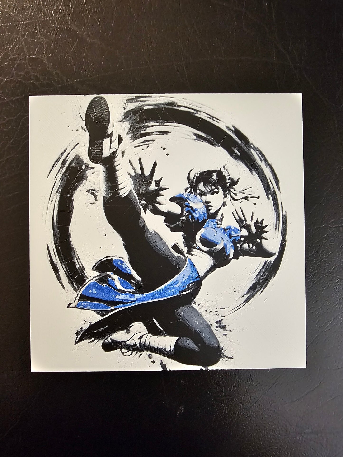 Chun Lee, Street Fighter Hueforge 3D Art