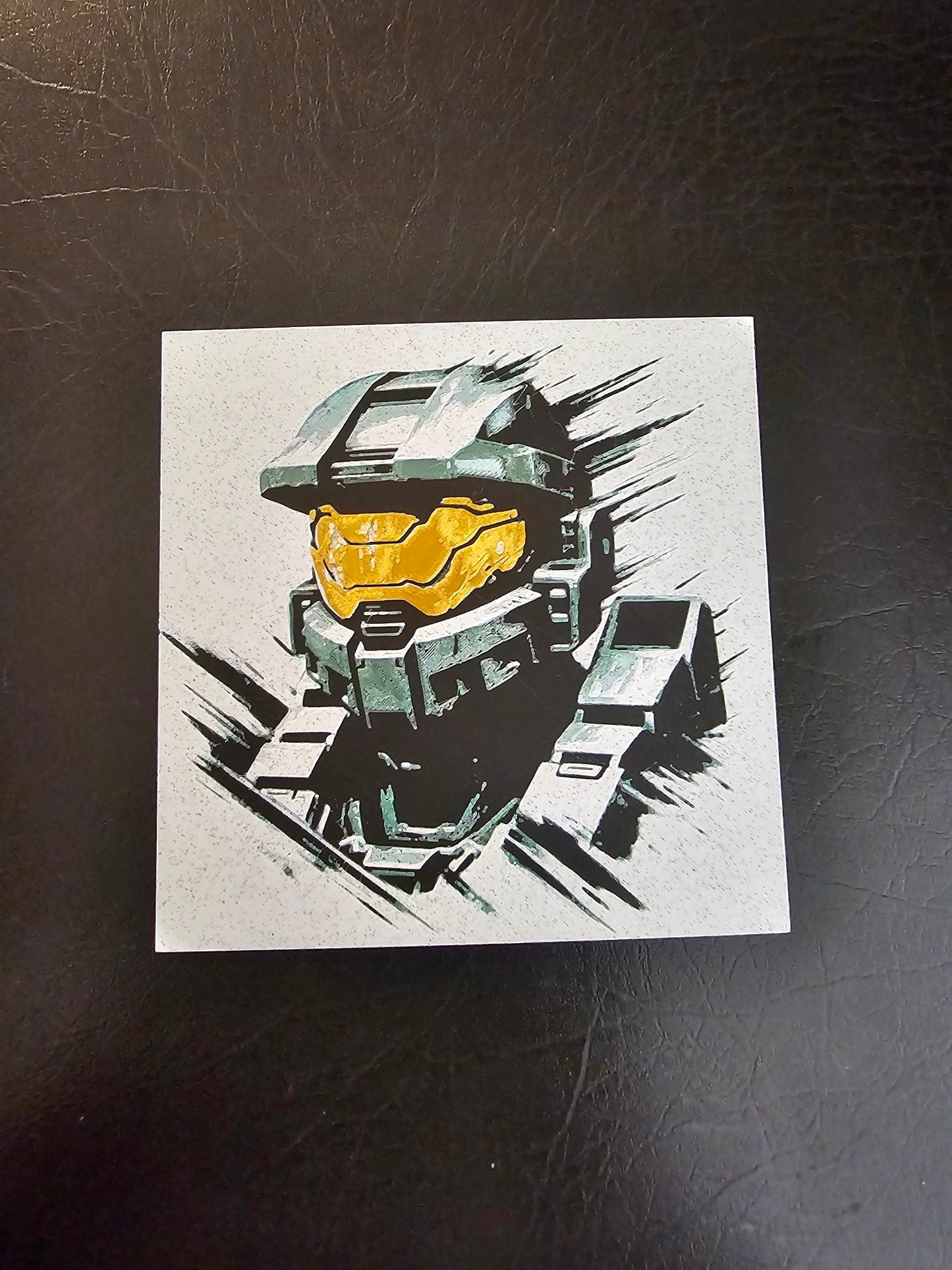 Master Chief, Halo, 5 color print 3D Hueforge Art