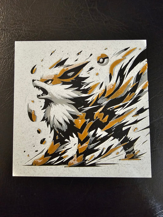 Arcanine, Pokemon Gotta Catch Em All Hueforge 3D print