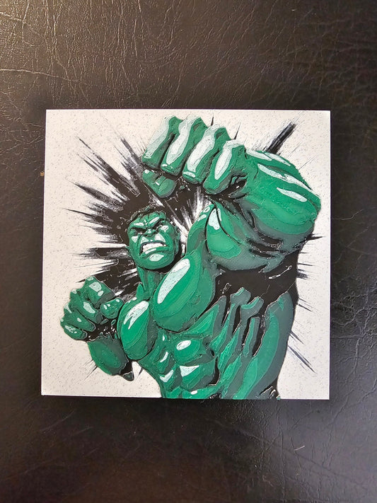 The Hulk 3D Hueforge Art