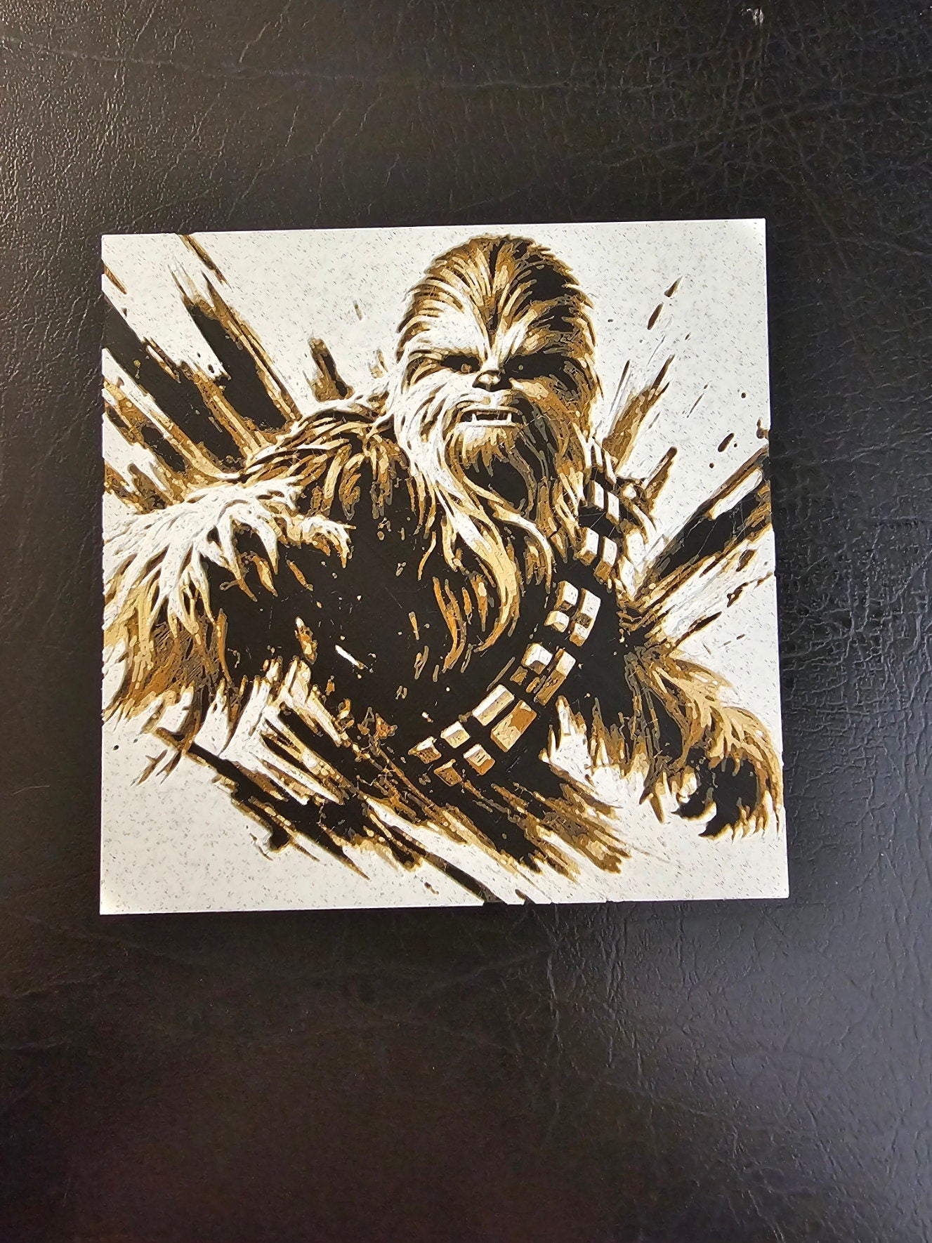 Chewbaca 3D Hueforge Art