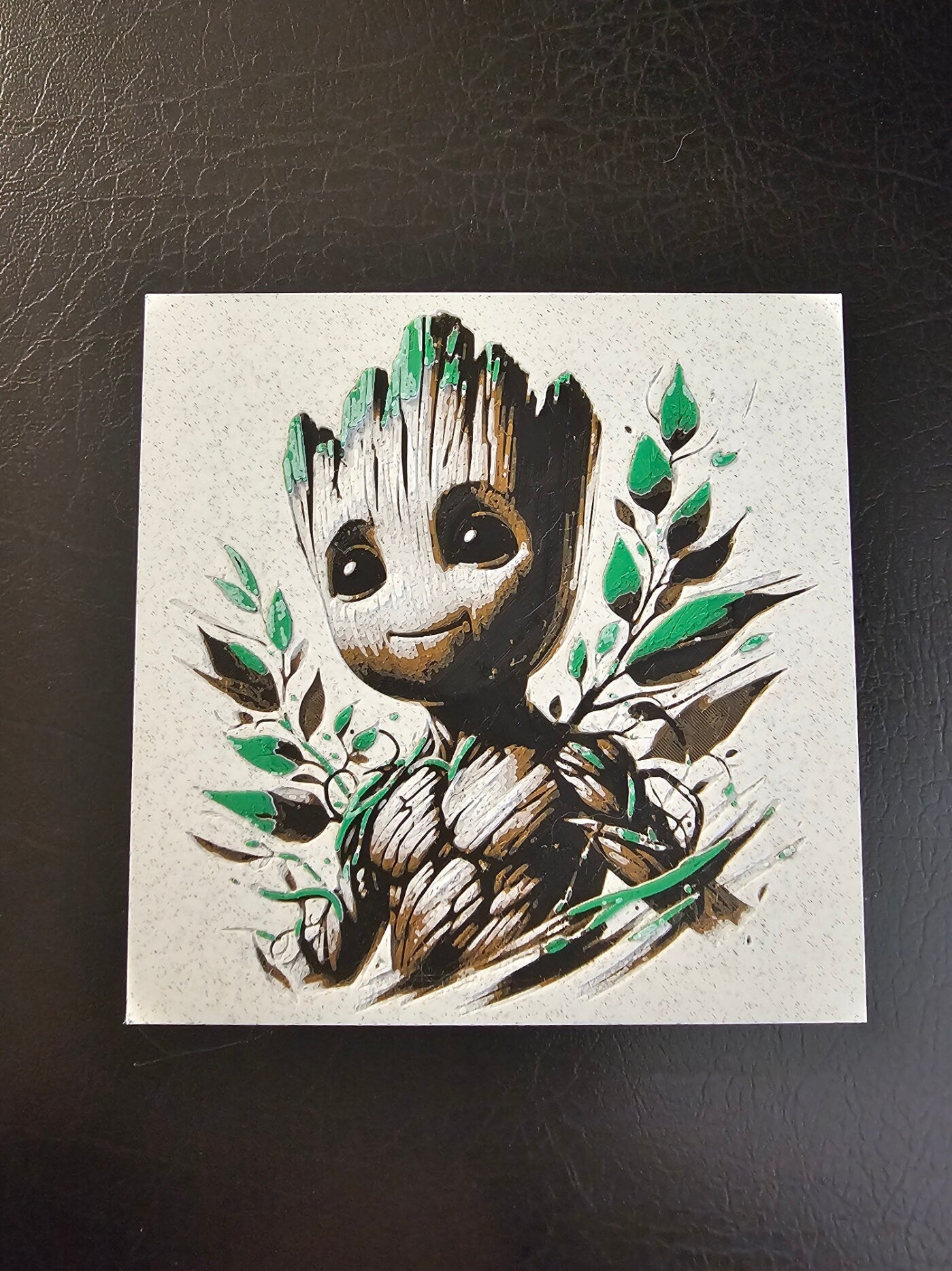 Baby Groot 3D Hueforge Art