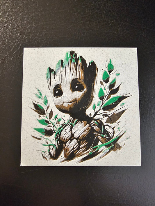 Baby Groot 3D Hueforge Art