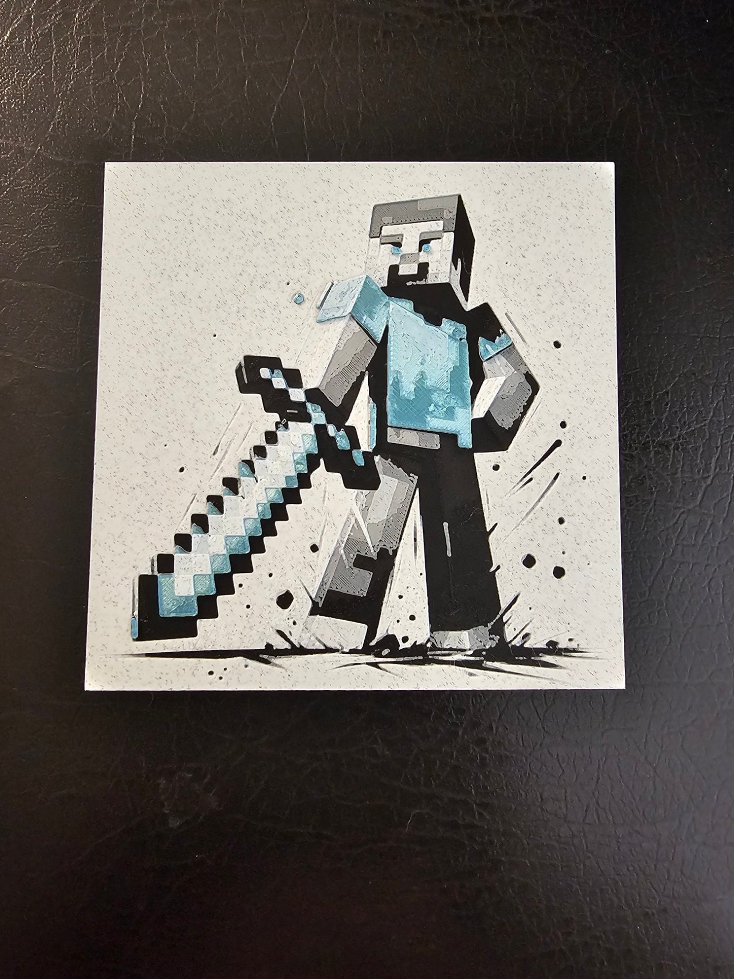 Steve, Minecraft 3D Hueforge Art