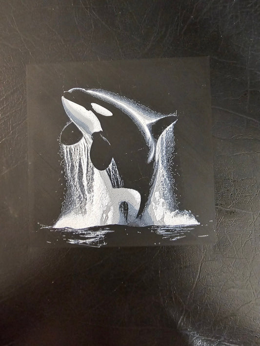 Orca, Killer Whale 3D Hueforge Art