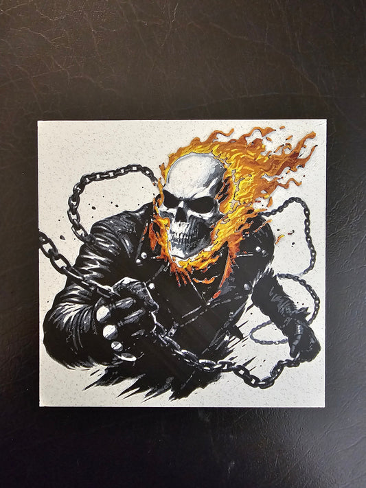 Ghost Rider, 6 Color Print! 3D Hueforge Art