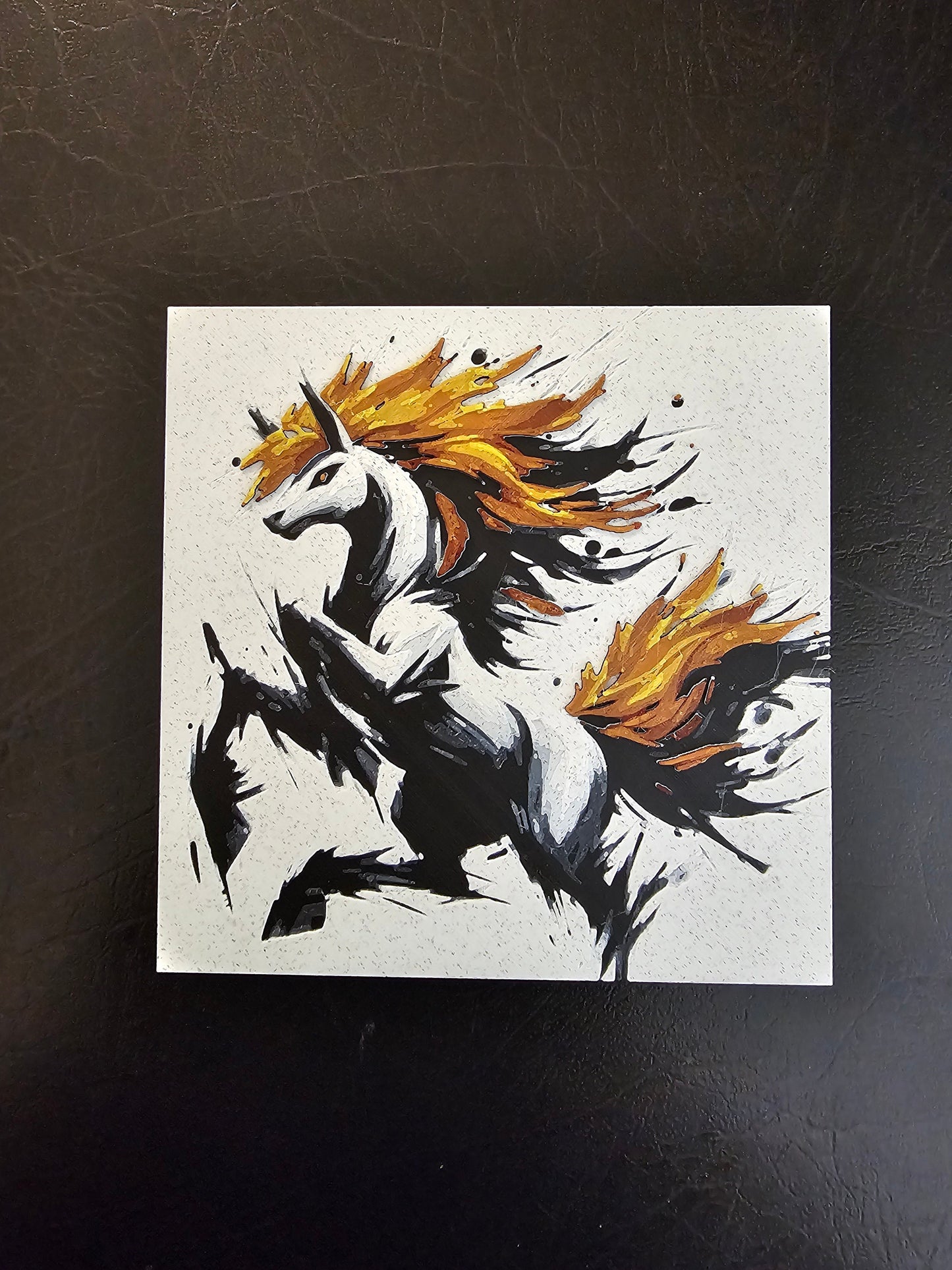 Ponyta, 6 Color Print! 3D Hueforge Art